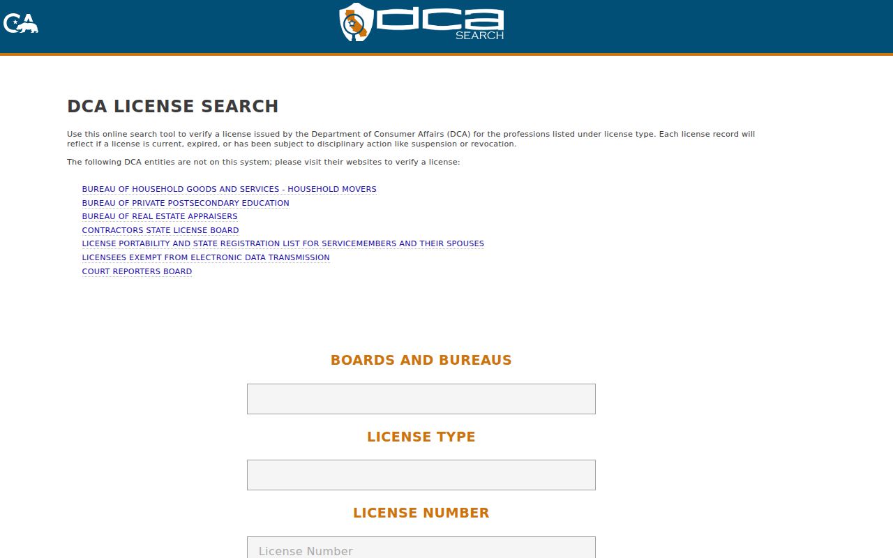 Sanger residents directory and California professional license search