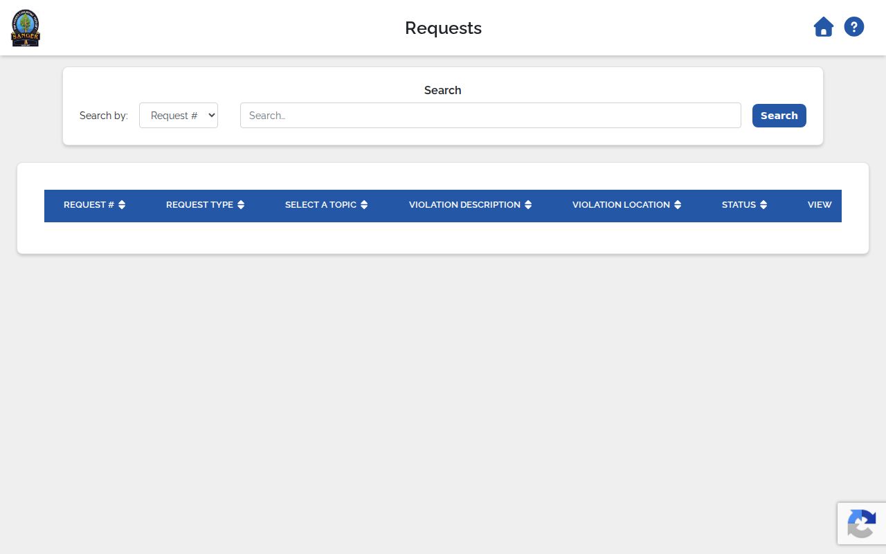 Sanger neighbors view of an iWorQ code request search